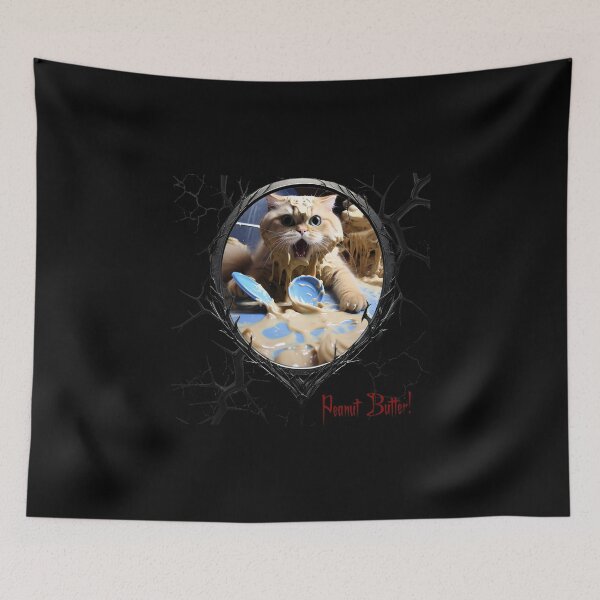 Item preview, Cats & Kittens Making A Huge Peanut Butter Mess designed and sold by FatCatStudios.