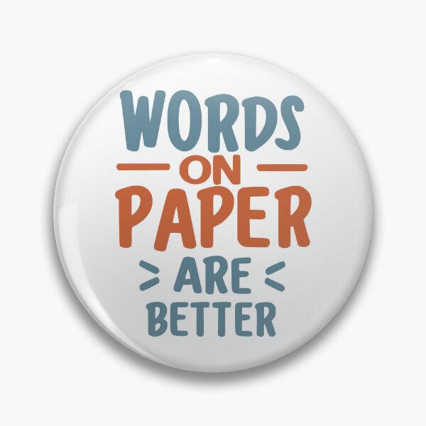 Item preview, Words on paper are better - colorful designed and sold by EmeraldeaArt.
