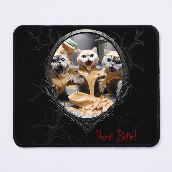 Item preview, Cats & Kittens Making A Huge Peanut Butter Mess designed and sold by FatCatStudios.