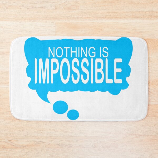 Item preview, Nothing is impossible, inspirational quotes. designed and sold by UXO2.