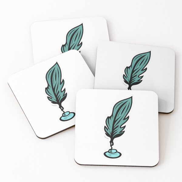 Item preview, Vintage Stylized Quill and Ink Drip Design designed and sold by NiftyWrx.