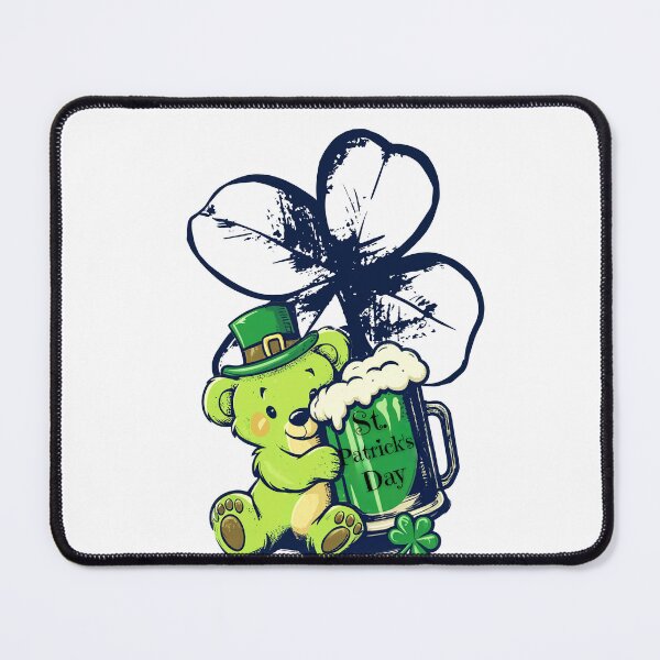Item preview, St. Patrick's Day Green Teddy designed and sold by TomaszMaternia.