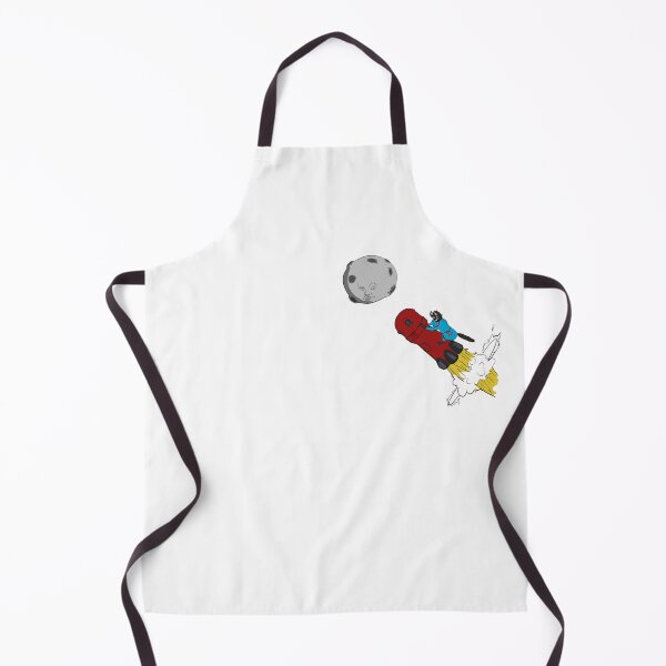 Item preview, rocket raccoon red near at moon designed and sold by KunBAArtWork.