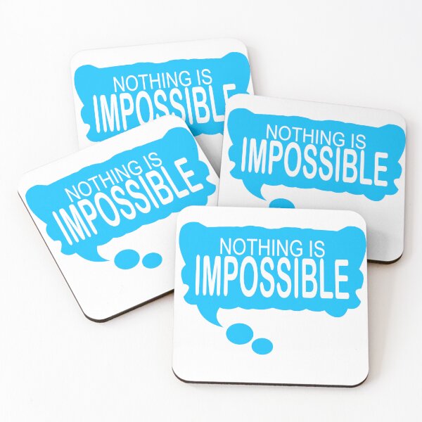Item preview, Nothing is impossible, inspirational quotes. designed and sold by UXO2.