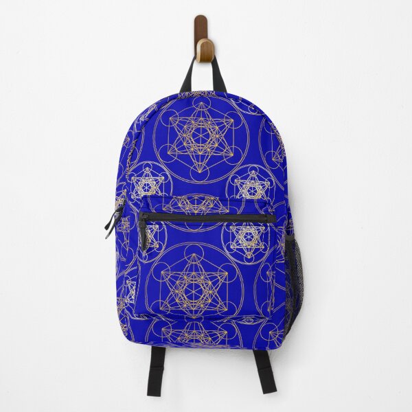 Item preview, Metatron's Cube Tiling Blue Background designed and sold by Raymond Gilford.