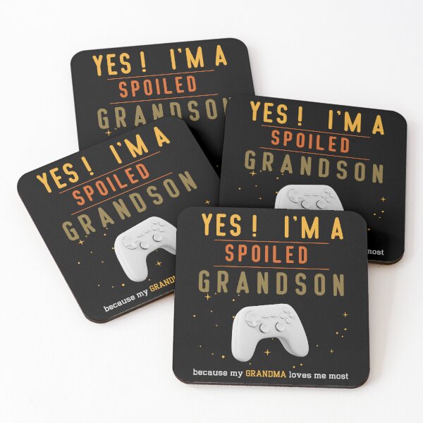 Item preview, Yes! I'm A Spoiled Grandson Grandma Loves Me Essential T-shirt designed and sold by MAGness.