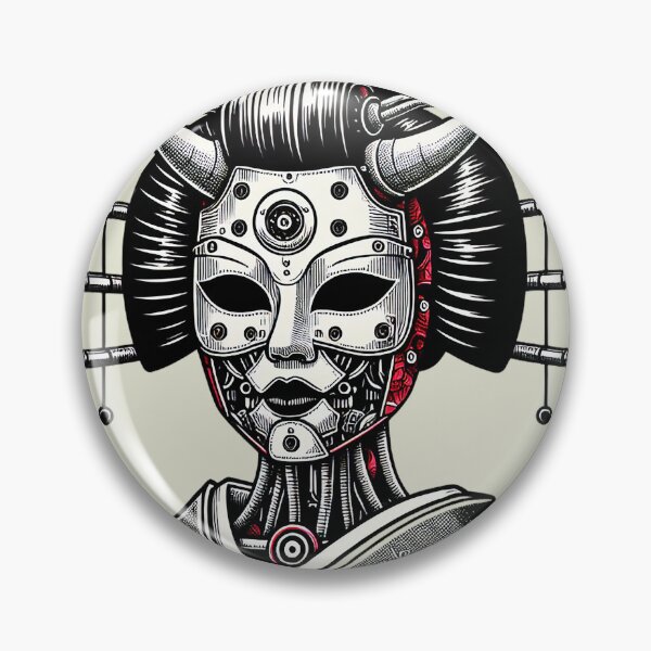 Item preview, "Cold Cyberpunk Mech Geisha" designed and sold by zzz888.