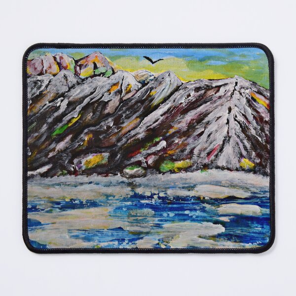 Item preview, Icy Ocean Barren Mountains designed and sold by George Hutton Hunter.
