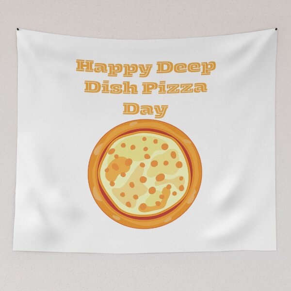 Item preview, National Deep Dish Pizza Day designed and sold by Simo0455.