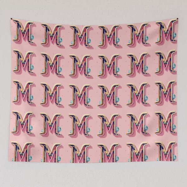 Item preview, Capital letter M Sweet and chic pink designed and sold by Icon-Network.