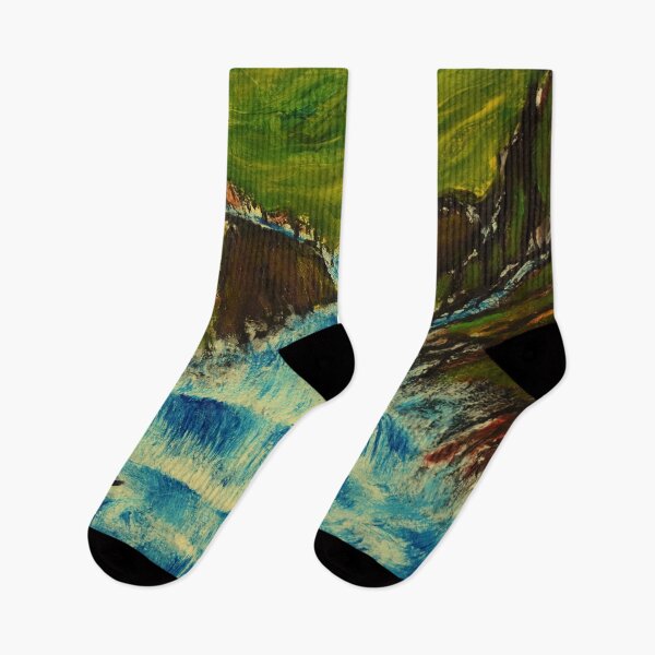 Item preview, Mountain Torrent meeting the sea designed and sold by George Hutton Hunter.