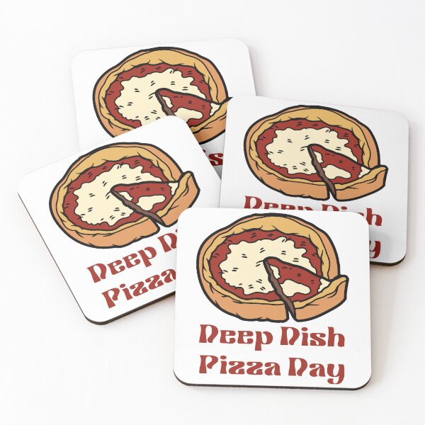 Item preview, National Deep Dish Pizza Day designed and sold by Simo0455.