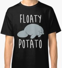 Manatee Floaty Potato Domestic Animal Classic T-Shirt