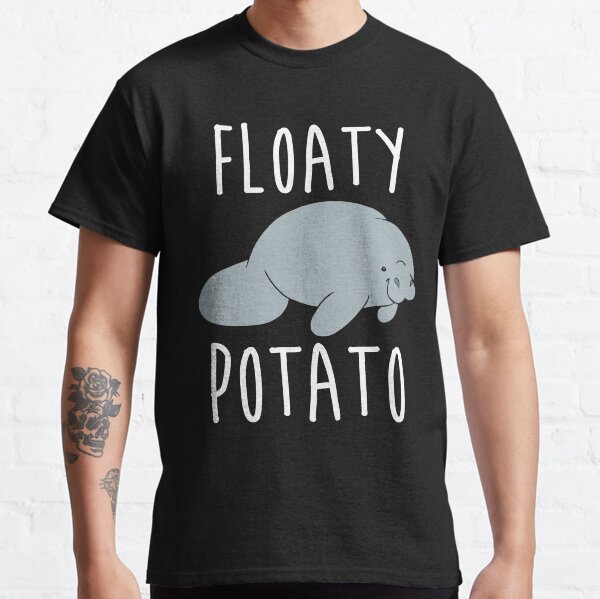 Manatee Floaty Potato Domestic Animal Classic T-Shirt