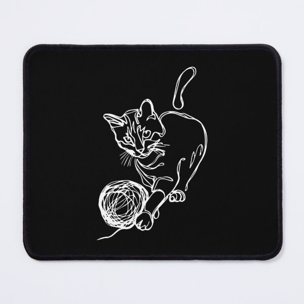 Item preview, Cat Playing With Wool Feline Yarn Mischievous kitty designed and sold by w1ckerman.