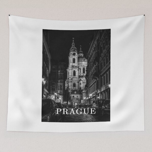 Item preview, Black and White Prague Czech Republic Europe designed and sold by ShopJoel.