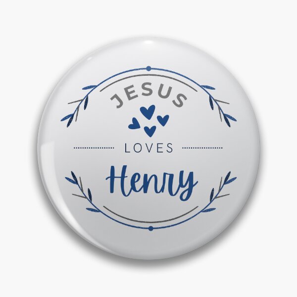 Item preview, Henry - Jesus Loves Henry / personalised name  designed and sold by Share-Blessings.
