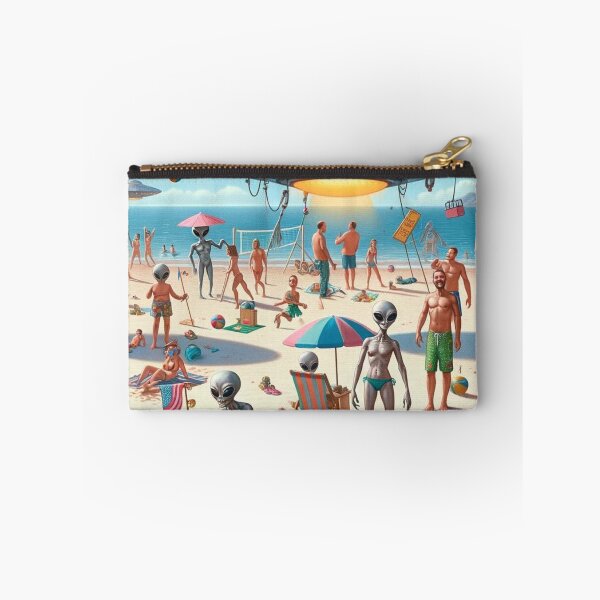 Item preview, Galactic Getaway Aliens Soak Up Sun on Earth's Shores designed and sold by Willyboy16.