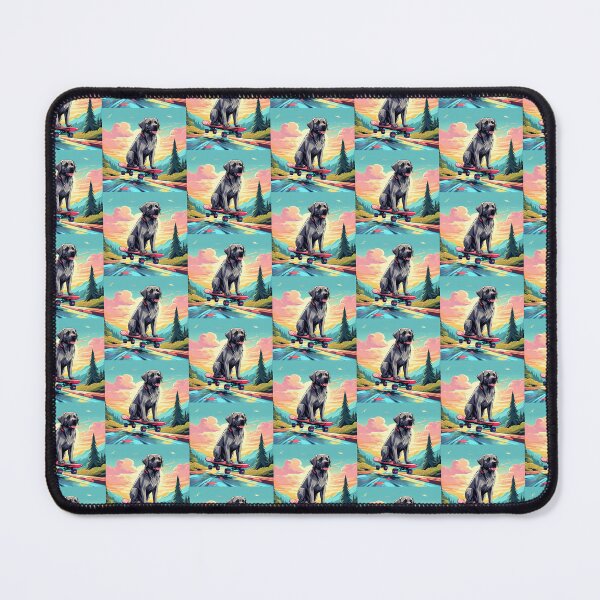 Item preview, LABRADOR & SKATBOARD designed and sold by AmazingBackDrop.