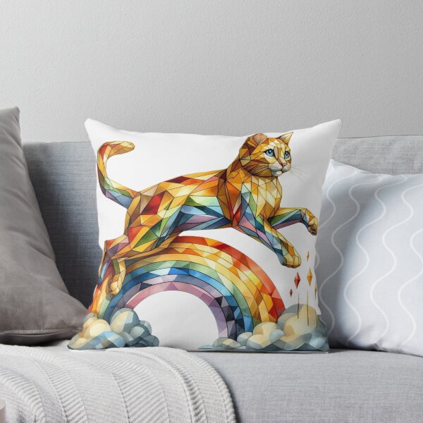 Item preview, Golden cat on the rainbow designed and sold by cupipl.