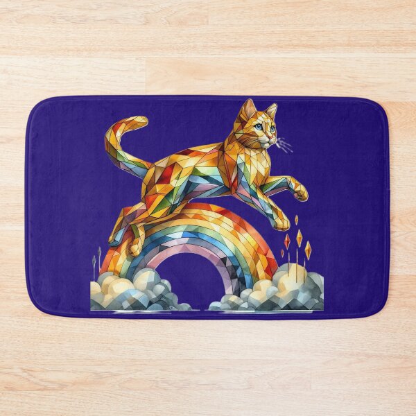 Item preview, Golden cat on the rainbow designed and sold by cupipl.