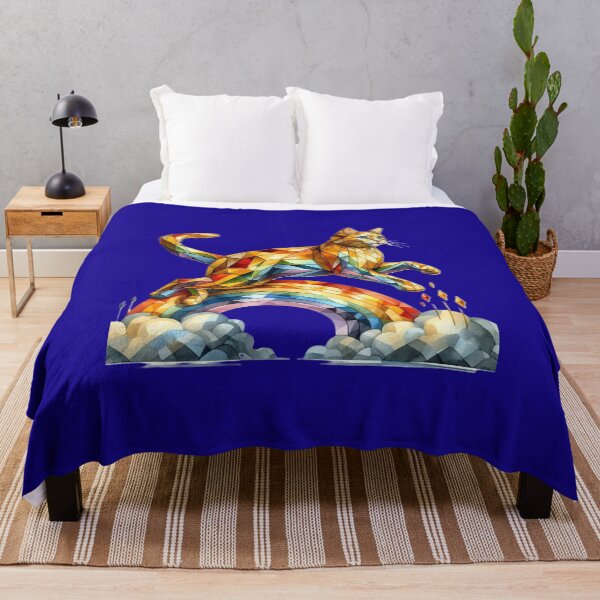 Item preview, Golden cat on the rainbow designed and sold by cupipl.