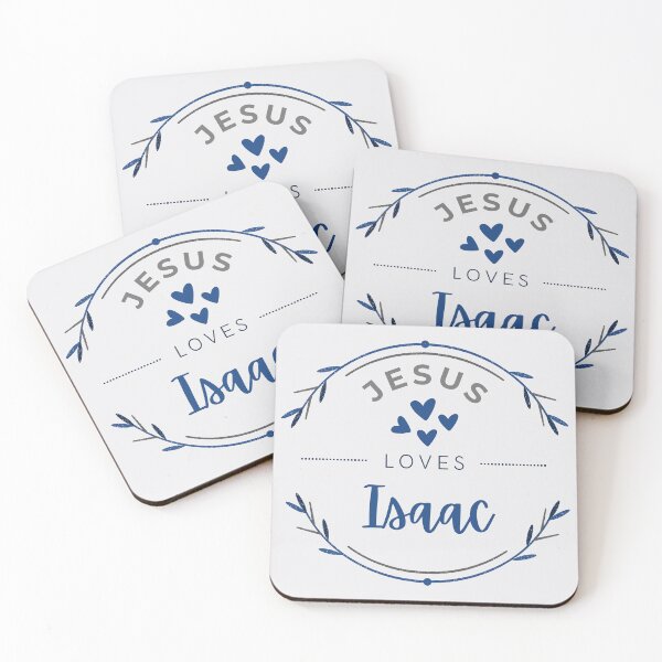 Artikelvorschau, Isaac - Jesus liebt Isaac / personalisierter Name entworfen und verkauft von Share-Blessings.