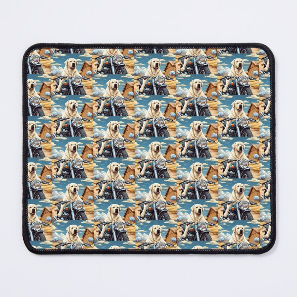 Item preview, LABRADOR & MOTORCYCLE designed and sold by AmazingBackDrop.