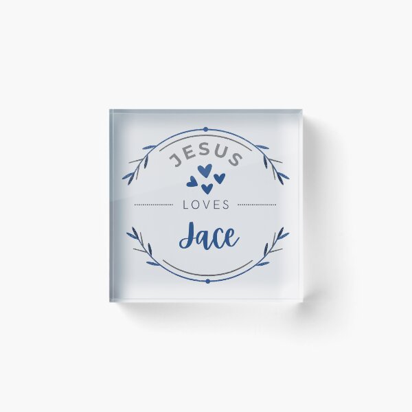 Item preview, Jace - Jesus Loves Jace / personalised name  designed and sold by Share-Blessings.