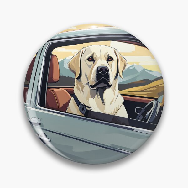 Item preview, LABRADOR & CAR designed and sold by AmazingBackDrop.