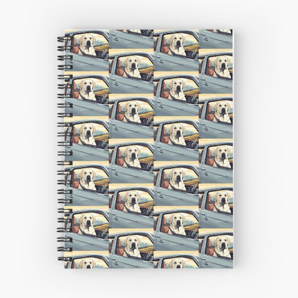 Item preview, LABRADOR & CAR designed and sold by AmazingBackDrop.