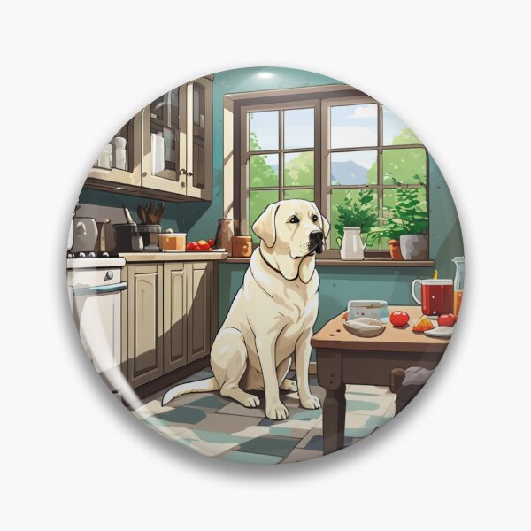 Item preview, LABRADOR & KITCHEN designed and sold by AmazingBackDrop.