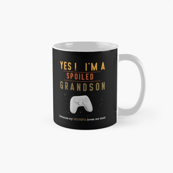 Item preview, Yes! I'm A Spoiled Grandson Grandpa Loves Me Essential T-shirt designed and sold by MAGness.