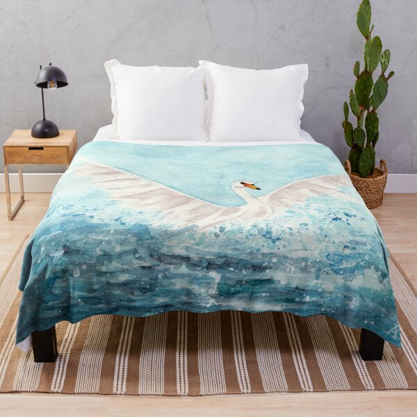 Item preview, A swan landing designed and sold by Cacatuart.