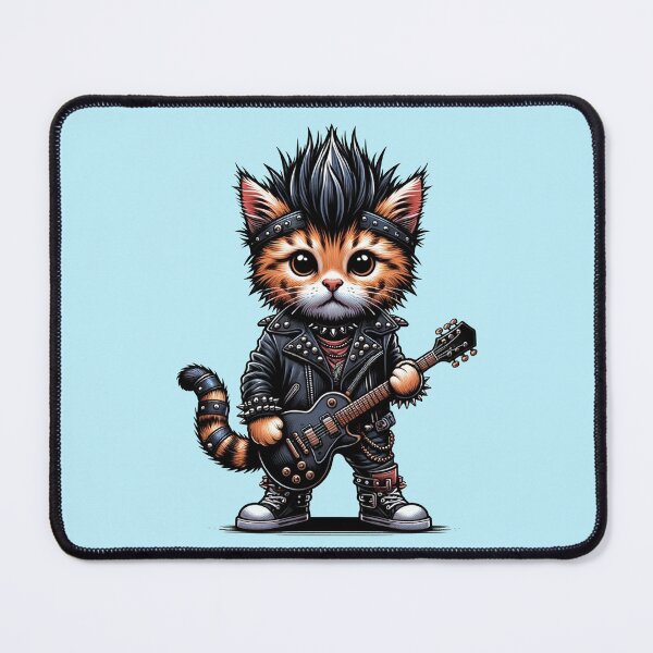 Item preview, gatito rockero designed and sold by Alphaproject.