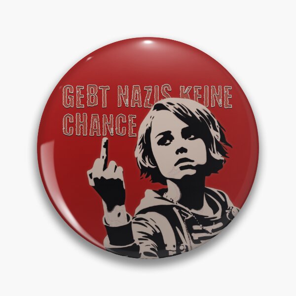 Item preview, Don't give Nazis a chance - Stencil Art designed and sold by Dunkelflaute.