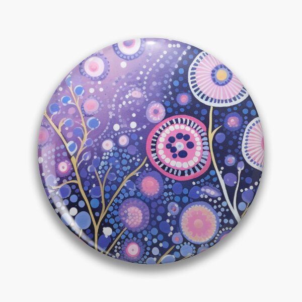 Item preview, Aboriginal Inspired Dot Art  - Fantastic Flowers designed and sold by GrinGalore.