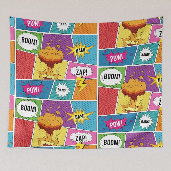 Item preview, Colorful Comic Book Pop Art designed and sold by idovedesign.