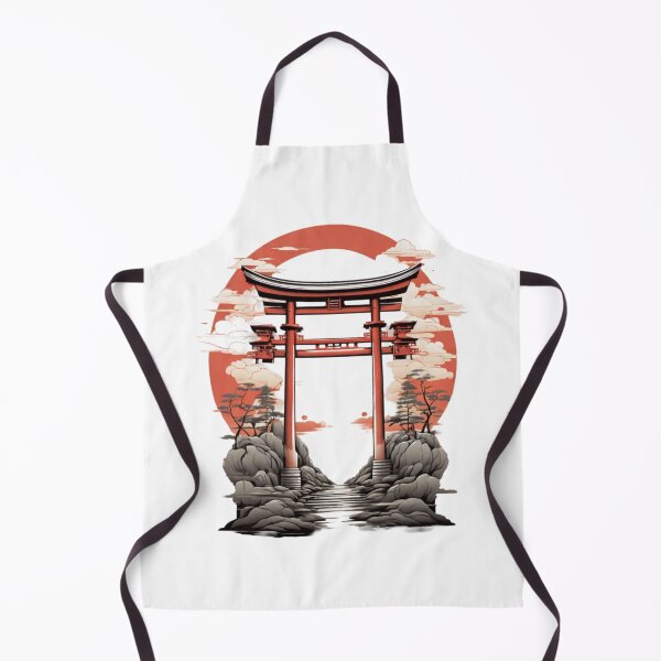 Item preview, Torii Transitions: Step Into Serenity with Traditional Japanese Tees designed and sold by Pixel Palette.