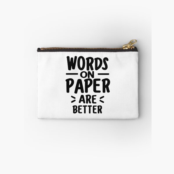 Item preview, Words on paper are better - black designed and sold by EmeraldeaArt.
