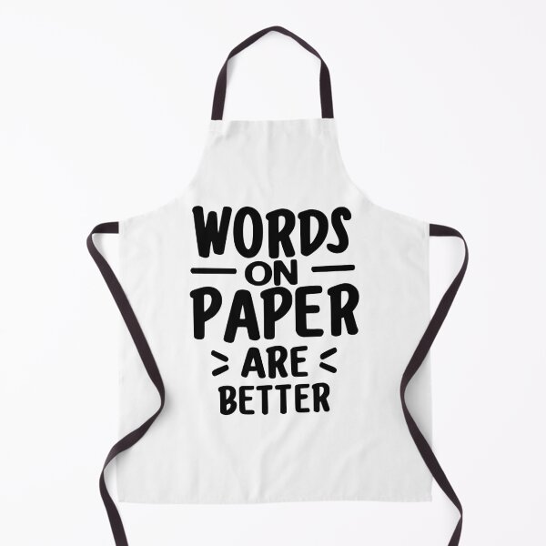 Item preview, Words on paper are better - black designed and sold by EmeraldeaArt.