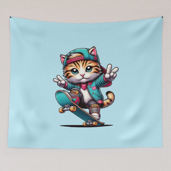 Item preview, Skater Kitten designed and sold by Alphaproject.