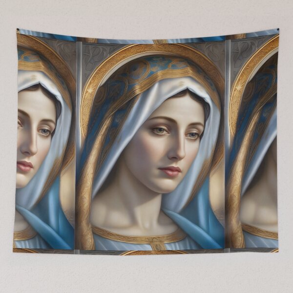 Item preview, Renaissance image of the Blessed Virgin Mary designed and sold by bogfl.