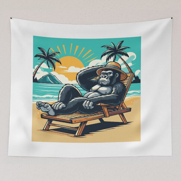 Item preview, Gorilla's Coastal Retreat designed and sold by Apex-Ape.