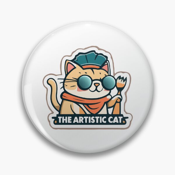 Item preview, The Artistic Cat designed and sold by NiftyWrx.