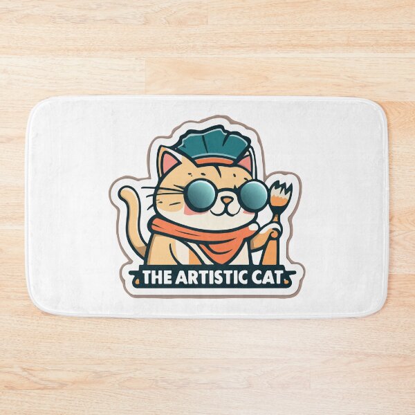 Item preview, The Artistic Cat designed and sold by NiftyWrx.