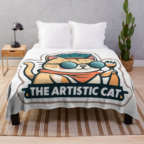 Item preview, The Artistic Cat designed and sold by NiftyWrx.