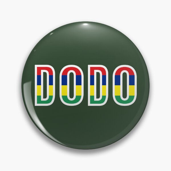Item preview,  Island Icon: Dodo Soars in Vibrant Mauritius Flag Typography designed and sold by RvinJo8.