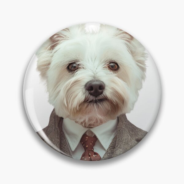 Item preview, Suited Sophistication: Colorful Westie Dog with a Cigar designed and sold by StoReprint1.