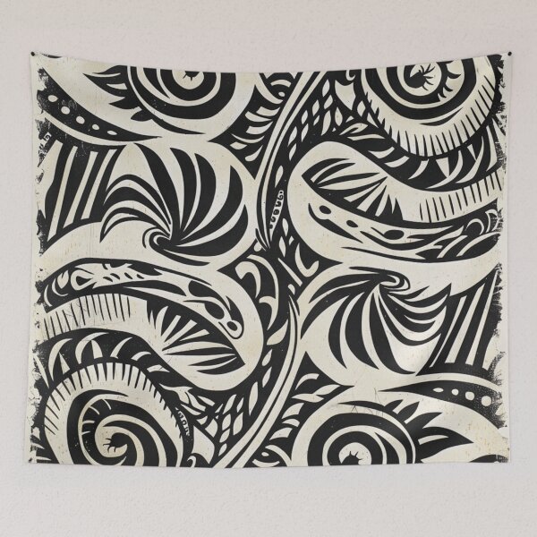 Item preview, Vintage Samoan Tapa Print Design designed and sold by GrinGalore.